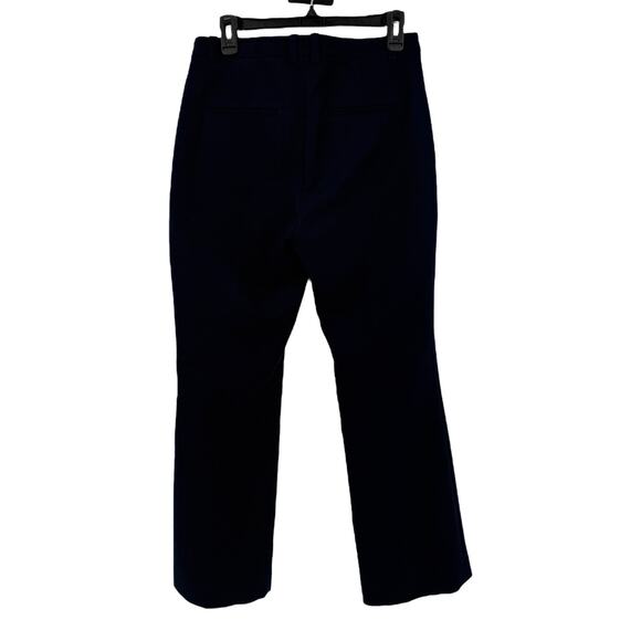 Vince Pants Stretch-Cotton Boot-Cut Trouser navy blue size 6 - Picture 3 of 5